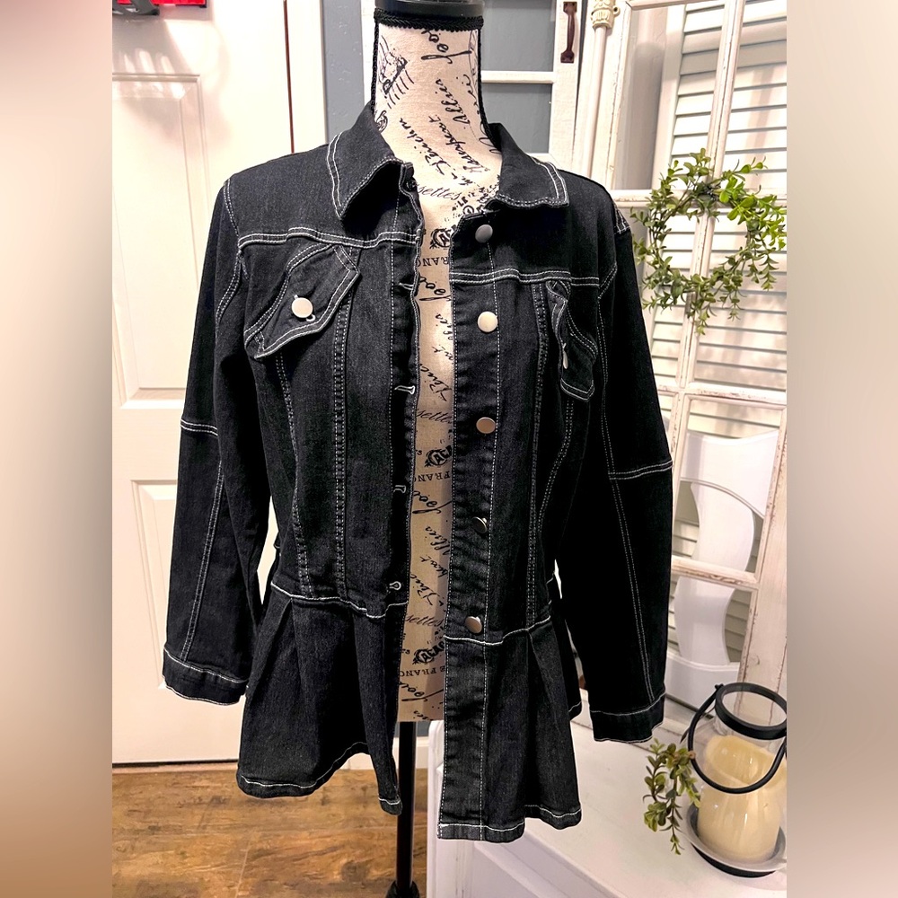 Vintage style peplum Jacket 1X countrycore western coastal cowgirl coquette
